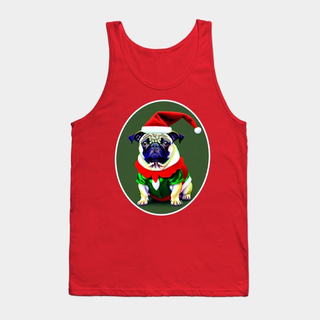 Bah Hum-Pug! Tank Top by FivePugs